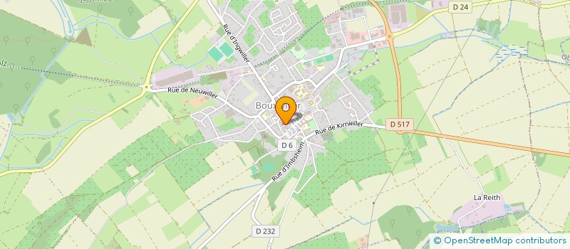 localisation de l'entreprise CDH  DOSSENHEIM-SUR-ZINSEL