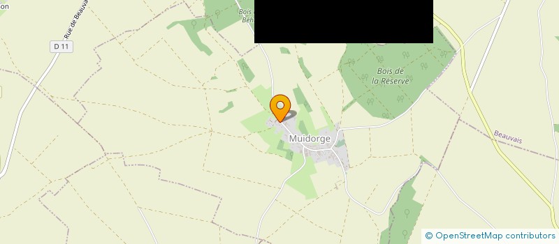 localisation de l'entreprise CDH  MUIDORGE