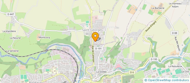 localisation de l'entreprise CDH GROUPE  SAINT-GEORGES-MONTCOCQ