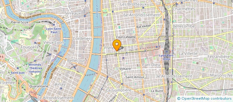 localisation de l'entreprise CDH IMMOBILIER  LYON