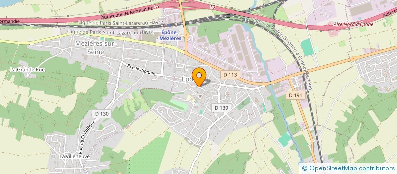 localisation de l'entreprise CDH IMMOBILIER  EPONE