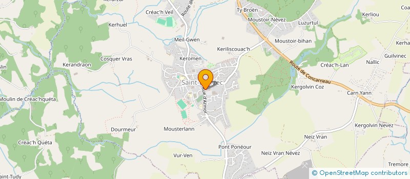 localisation de l'entreprise CDH2E  SAINT-EVARZEC