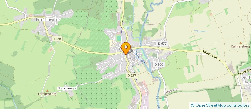 localisation de l'entreprise CDHE à DURRENBACH