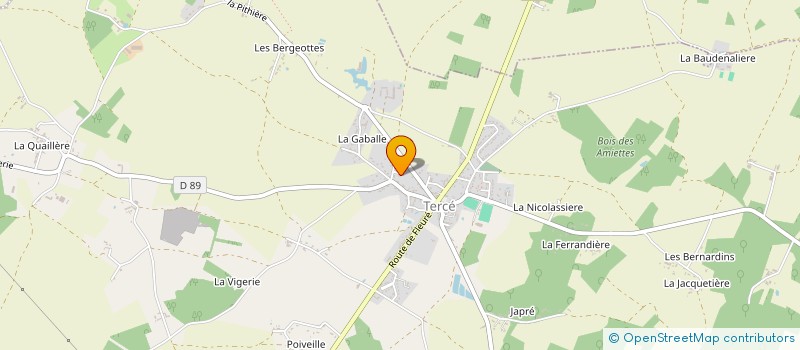 localisation de l'entreprise CDHE à TERCE