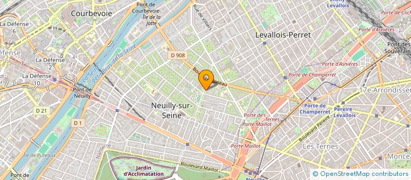 localisation de l'entreprise CDHL à NEUILLY-SUR-SEINE