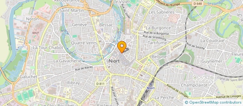 localisation de l'entreprise CDHOME à NIORT
