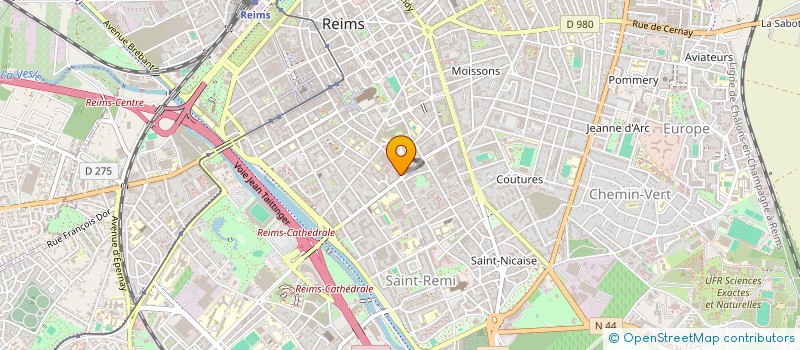 localisation de l'entreprise CDHV à REIMS
