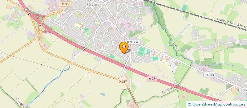 localisation de l'entreprise CDI CONSEIL & DIAGNOSTIC IMMOBILIER  ORCHIES