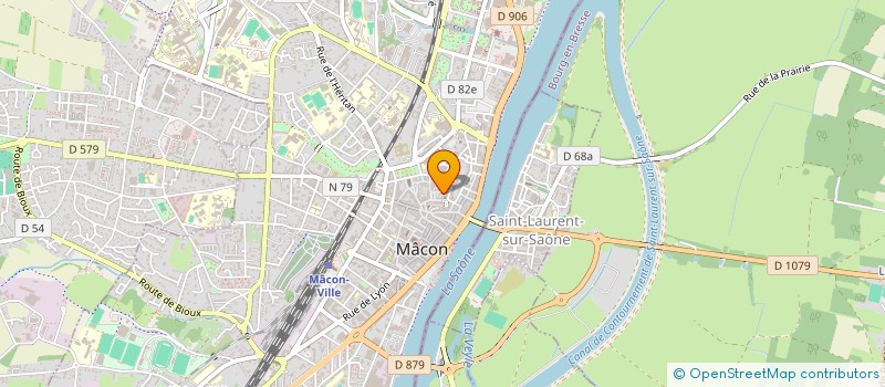 localisation de l'entreprise CDI CONSULTING à MACON