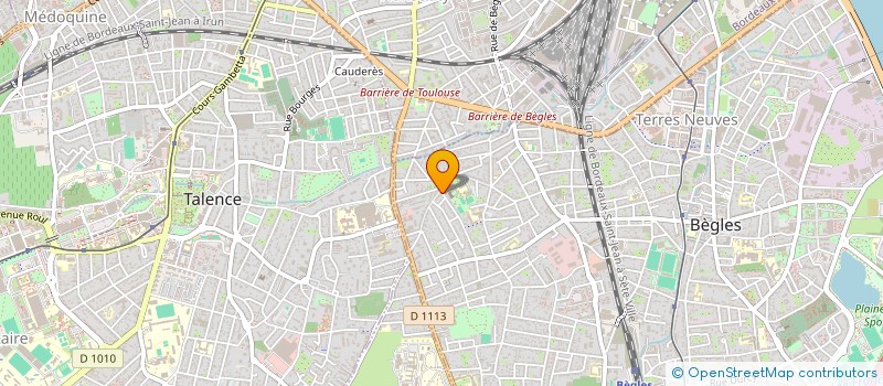 localisation de l'entreprise CDIF à BEGLES