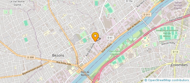 localisation de l'entreprise CDIFIER à BEZONS