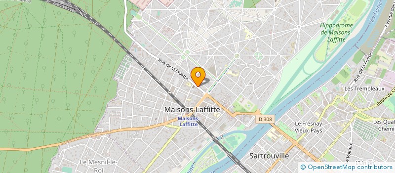 localisation de l'entreprise CDII CONSTRUCTION DEVELOPPEMENT IMMOBILIER INVESTISSEMENTS à MAISONS-LAFFITTE