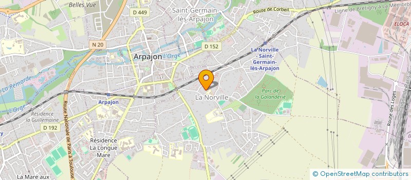 localisation de l'entreprise CDINVEST à LA NORVILLE