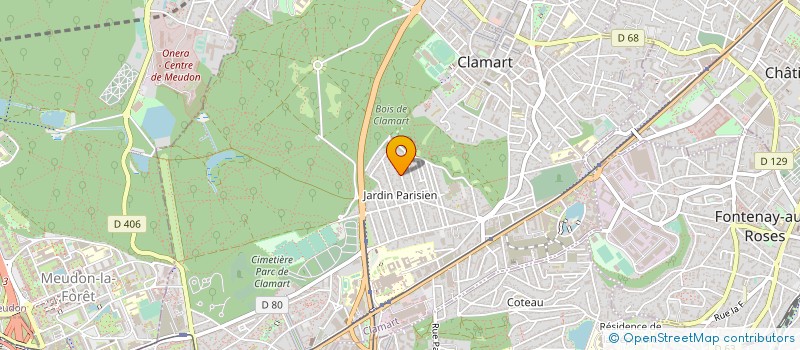 localisation de l'entreprise CDIP CLOISON DOUBLAGE ISOLATION PLAFOND à CLAMART