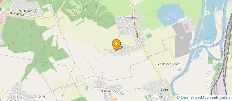 localisation de l'entreprise CDJ  LES AYVELLES