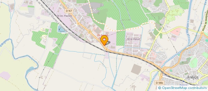 localisation de l'entreprise CDJ à FREJUS