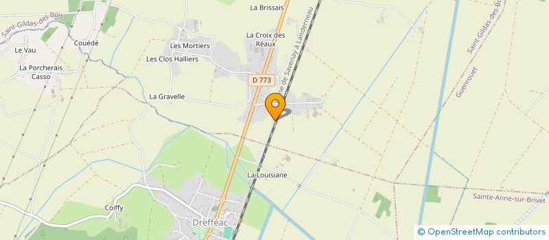 localisation de l'entreprise CDJ  SAINT-GILDAS-DES-BOIS