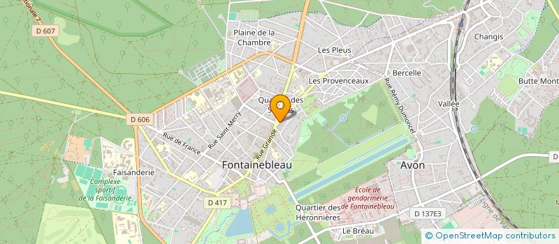 localisation de l'entreprise CDJ AUDIENCIERS  FONTAINEBLEAU