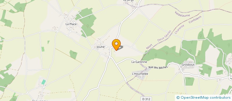 localisation de l'entreprise CDJ ENTREPRISE  VALDELAUME