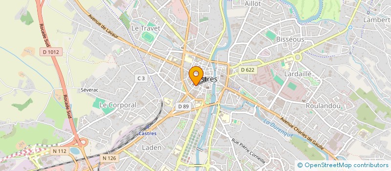localisation de l'entreprise CDJ FORMATION & COACHING à CASTRES