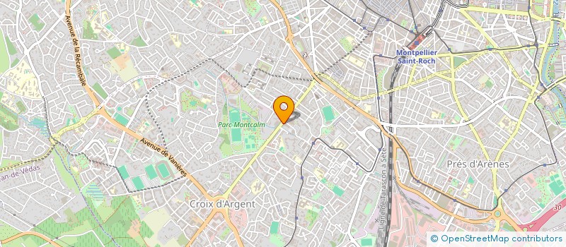 localisation de l'entreprise CDJ FRUITS à MONTPELLIER