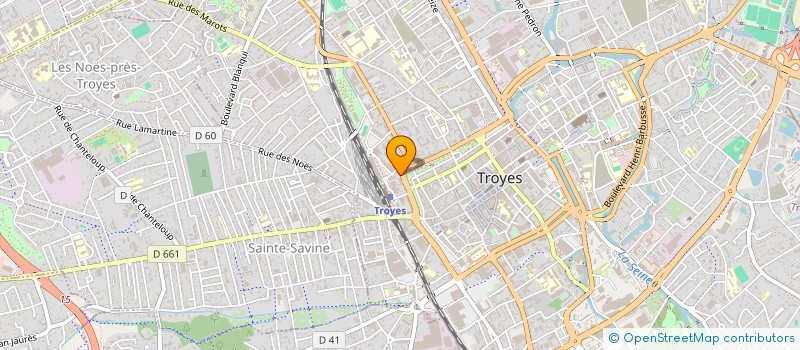 localisation de l'entreprise CDJ IMMO TROYES à TROYES