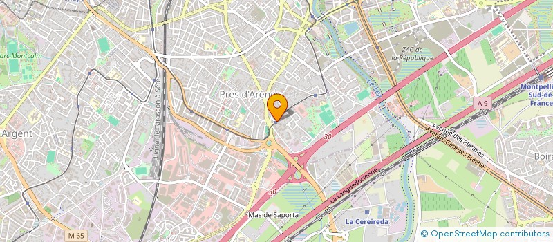 localisation de l'entreprise CDJ MARKET à MONTPELLIER