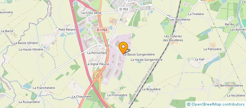 localisation de l'entreprise CDJ TRANSPORTS à MONTAIGU-VENDEE