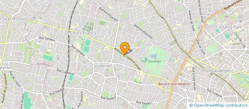 localisation de l'entreprise CDJ33  BORDEAUX