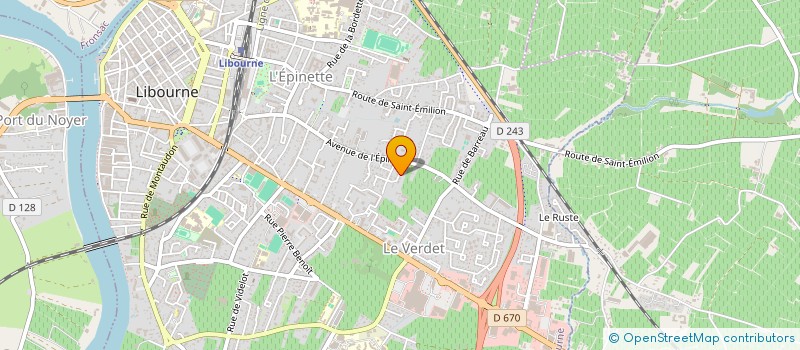 localisation de l'entreprise CDJB  LIBOURNE