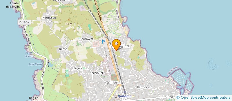 localisation de l'entreprise CDJM  QUIBERON
