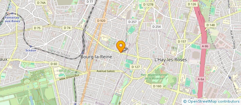 localisation de l'entreprise CDJMC à BOURG-LA-REINE