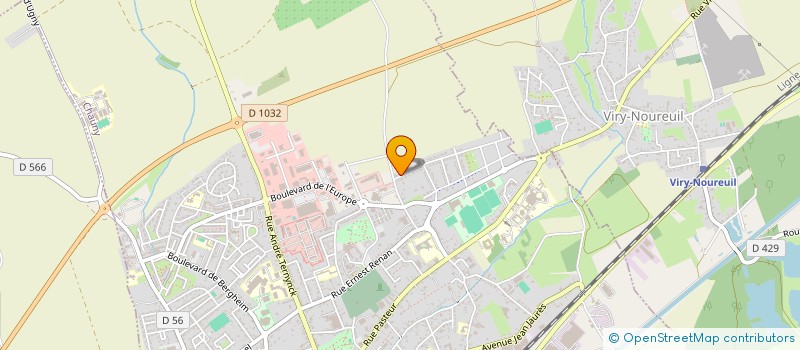 localisation de l'entreprise CDK 02 JUDO NE WAZA à CHAUNY