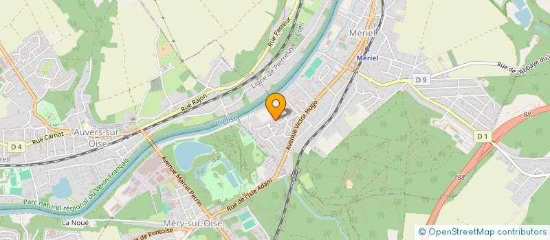 localisation de l'entreprise CDK  MERIEL