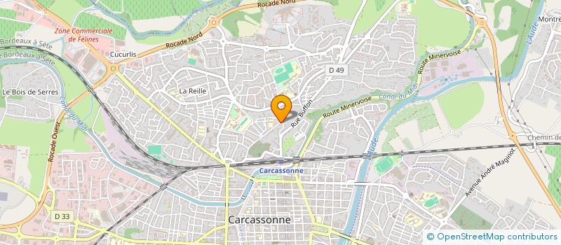 localisation de l'entreprise CDK à CARCASSONNE