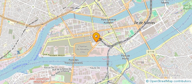 localisation de l'entreprise CDK AVOCATS à NANTES