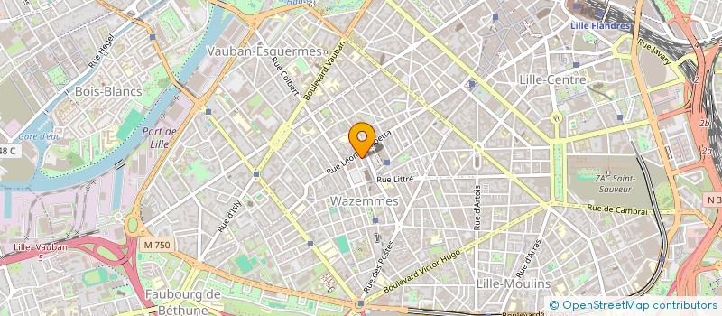 localisation de l'entreprise CDL à LILLE