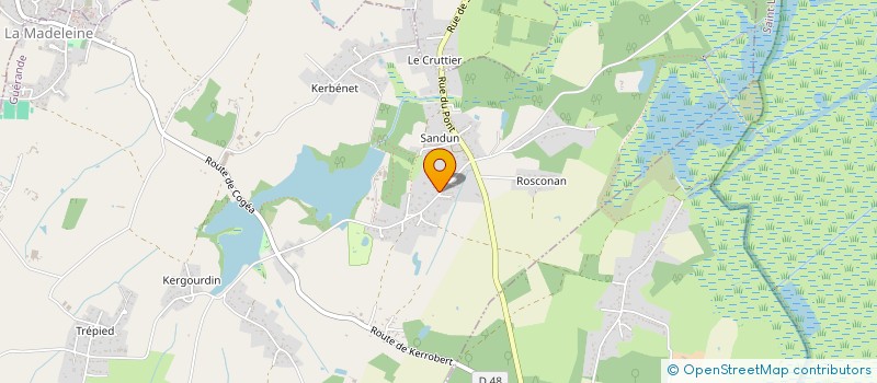 localisation de l'entreprise CDL à GUERANDE