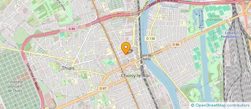 localisation de l'entreprise CDL à CHOISY-LE-ROI