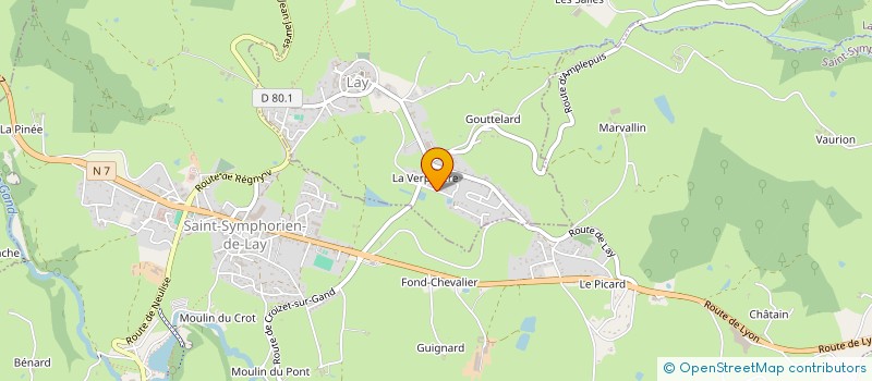 localisation de l'entreprise CDL  LAY