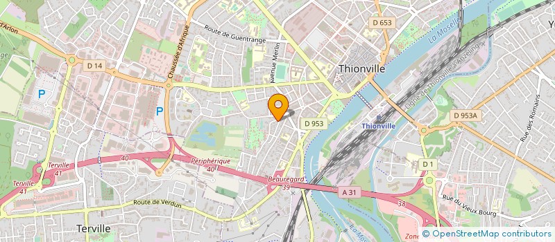 localisation de l'entreprise CDL à THIONVILLE