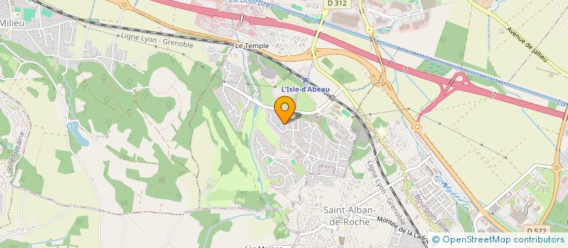 localisation de l'entreprise CDL  L'ISLE-D'ABEAU