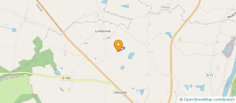 localisation de l'entreprise CDL GIBIERS à CONFOLENS