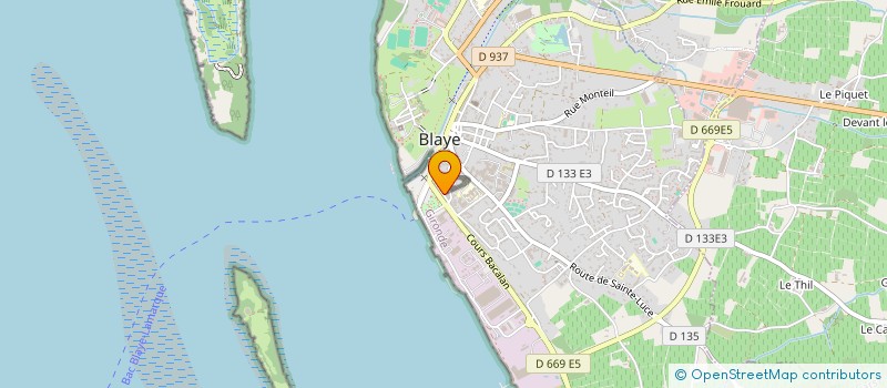 localisation de l'entreprise CDL IMMOBILIERE à BLAYE
