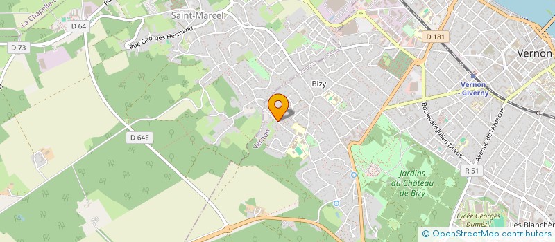 localisation de l'entreprise CDL MORIGGI SARL à VERNON