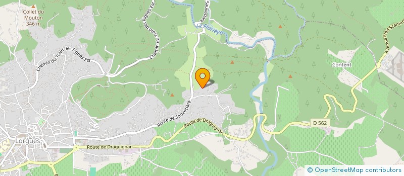 localisation de l'entreprise CDL PACA  LORGUES