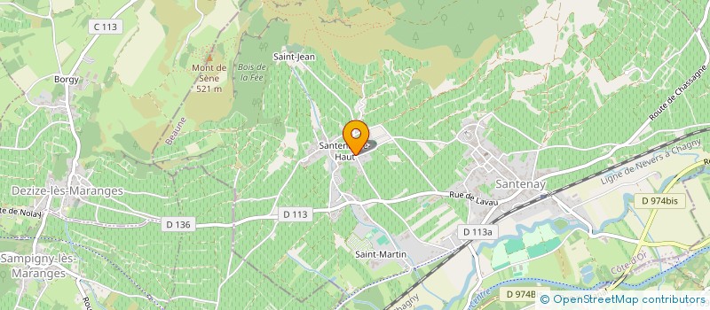 localisation de l'entreprise CDLC à SANTENAY
