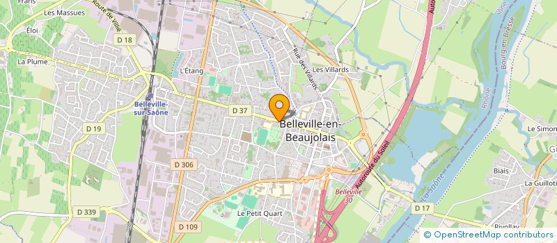 localisation de l'entreprise CDLC  BELLEVILLE-EN-BEAUJOLAIS