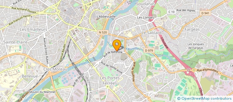 localisation de l'entreprise CDLD à LIMOGES