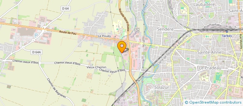 localisation de l'entreprise CDLG 65  TARBES